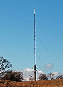 The Aarhus Søsterhøj TV tower, height 261 m (856 ft)