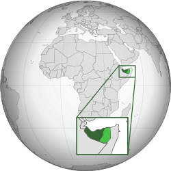 Ligging van Somaliland