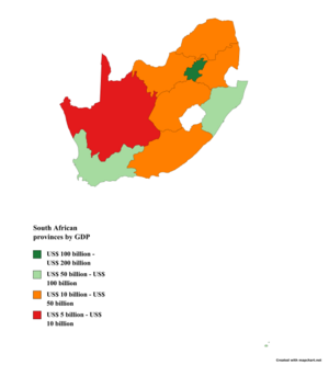 South African provinces by GDP South African provinces by GDP.png