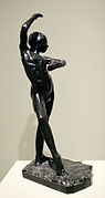 The Spanish Dance, c. 1885, Bronze gegoss 1922, 46.3 × 14.3 cm