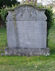 St Peter's Churchyard, Edensor - grave of Victor Cavendish, 9th Duke of Devonshire