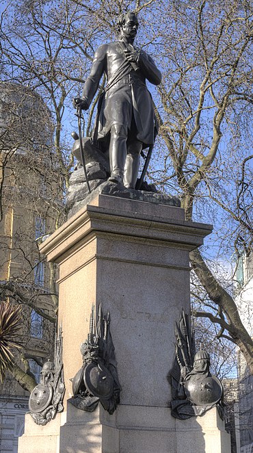 Statue of James Outram, Victoria Embankment Gardens.jpg