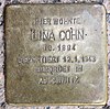 Stolperstein Droysenstr 18 (Charl) Lina Cohn.jpg