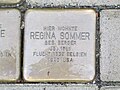 der Stolperstein für Regina Sommer