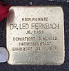 Stolperstein Wilhelmshöher Str 24 (Fried) Leo Fernbach.jpg