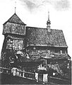 Původní kostel sv. Bartoloměje stržený roku 1880, fotografie