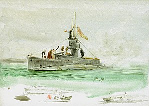 Submarine 'L4' on the surface RMG PV3464.jpg