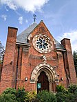 Former Merchant Seamen's Orphan Asylum at Wanstead Hospital. Chapel to the North West of Wanstead Hospital Sukkat Shalom Reform Synagogue 03.jpg