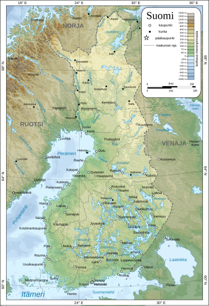 lapua kartta File:Suomen kartta.svg   Wikimedia Commons