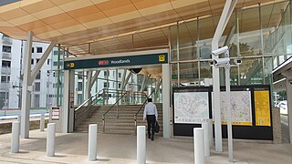 Woodlands MRT station MRT station in Singapore