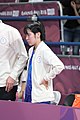 Deutsch: Tischtennis bei den Olympischen Jugendspielen 2018; Tag 9, 15. Oktober 2018; Mixed, Finale, Mixed-Doppel – Tomokazu Harimoto (JPN) Vs Wang Chuqin (CHN) 3:1 English: Table tennis at the 2018 Summer Youth Olympics at 15 October 2018 – Mixed Final, Mixed-Double – Tomokazu Harimoto (JPN) Vs Wang Chuqin (CHN) 3:1