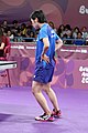 Deutsch: Tischtennis bei den Olympischen Jugendspielen 2018; Tag 9, 15. Oktober 2018; Mixed, Finale, Mixed-Doppel – Miu Hirano (JPN) gegen Sun Yingsha (CHN) 2:3 English: Table tennis at the 2018 Summer Youth Olympics at 15 October 2018 – Mixed Final, Mixed-Double – Miu Hirano (JPN) Vs Sun Yingsha (CHN) 2:3