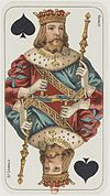 Tarot nouveau - Grimaud - 1898 - Spades - King.jpg