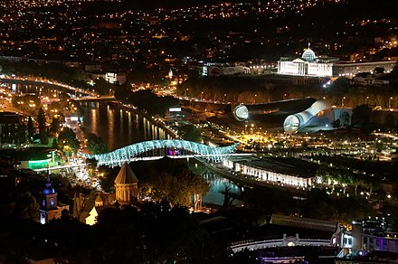 Tbilisi at night