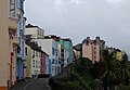 Crackwell Street, Tenby met haar kleurige huisjes