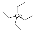 Tetraetilgermaniumning strukturaviy formulasi