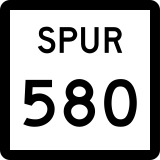 <span class="mw-page-title-main">Texas State Highway Spur 580</span> State highway in Texas