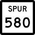 State Highway Spur 580 işaretçisi