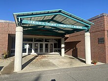 The Gerald E. Talbot Community School is in the Riverton neighborhood of Portland, Maine. The Gerald E. Talbot Community School, Portland, Maine.jpg