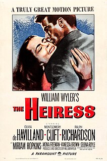 <i>The Heiress</i> 1949 American drama film directed by William Wyler