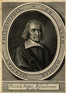 Thomas Hobbes. Line engraving by William Faithorne, 1668