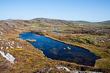 Upper lake at Three Castle Head, Mizen Head