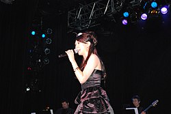 Timi Zhuo in concert at Hilton Hotel, Atlantic City, New Jersey, USA on September 19, 2009.jpg