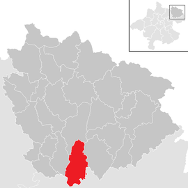 Poloha obce Tragwein v okrese Freistadt (klikacia mapa)