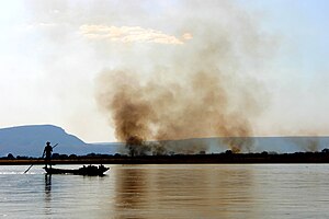 Fire on Tsiribihina