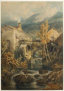 J. M. W. Turner The Old Mill, Ambleside (1798) Turner's The Old Mill, Ambleside.jpg