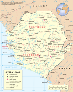 Sierra Leone: Etimologi, Sejarah, Geografi