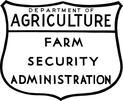הלוגו של מנהלת החקלאות האמריקאית (FSA)
