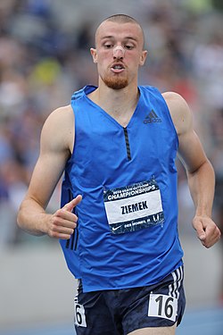 Zachery Ziemek Yhdysvaltain-mestaruuskilpailuissa 2018.