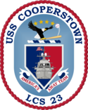 USS Cooperstown (LCS-23) Crest.png