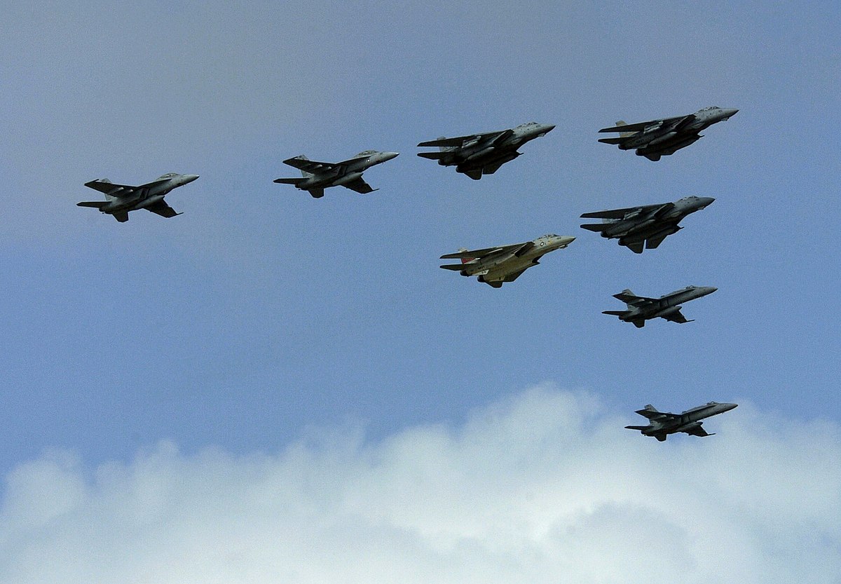 F-14 Flyby