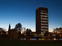 Umass Amherst Chapel & Library in the evening.jpg