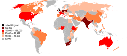 Країни походження мігрантів, квітень 2007 — березень 2008