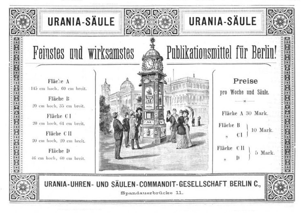 Was ist eine Urania Säule?