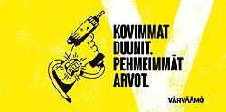 Värväämön brändi-ilme ja slogan