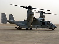 Um V-22 americano no Iraque.