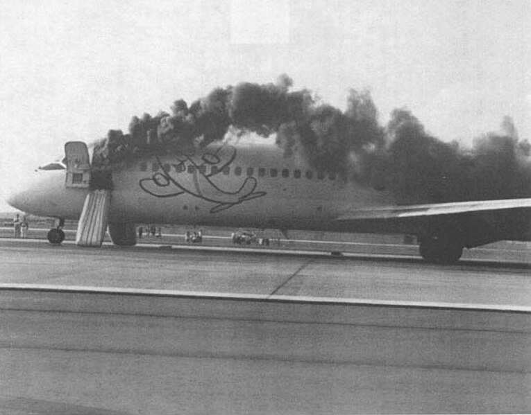 File:ValuJet Airlines Flight 597 (N908VJ) in flame.jpg