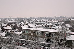 Näkymä Veenendaaliin talvella.