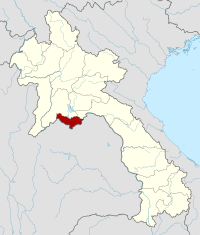 Map of Laos