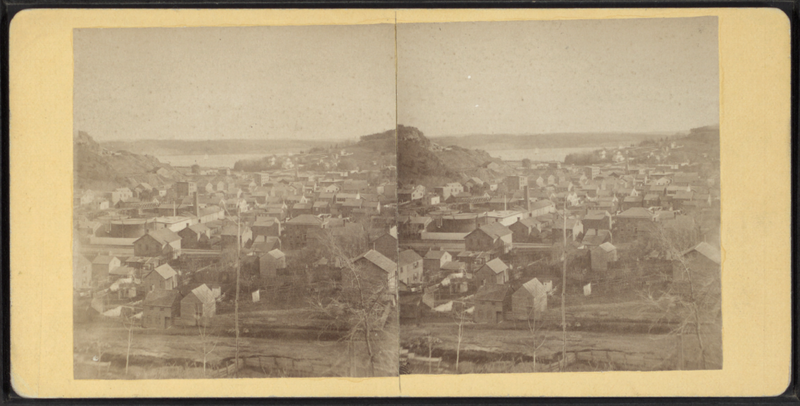 File:View of Rondout Creek, from rear of Catholic church, looking toward mouth of Creek, by D. J. Auchmoody.png