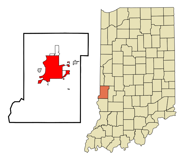 Location in the state of Indiana