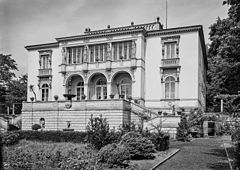 Villa Rosa, Ansicht Vorderfront, Holzhofgasse 20, Hist. Foto,1838-1839.jpg