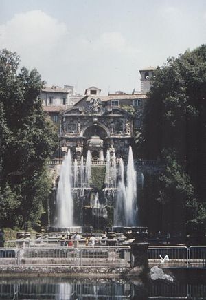 Italienischer Garten: Frühe Renaissance, Hochrenaissance und Manierismus, Barock