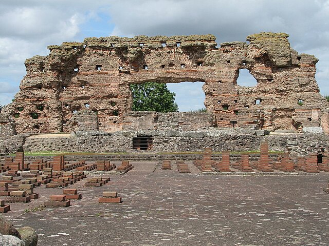 Remains of the public baths, known as "The Old Work"