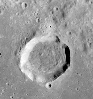 <span class="mw-page-title-main">Vitruvius (crater)</span> Feature on the moon