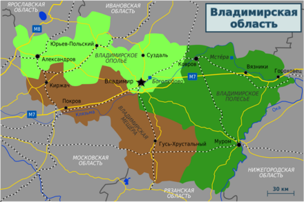 Vladimir oblast map (ru).png